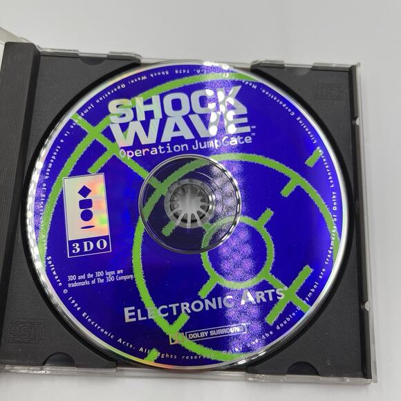 ShockWave Operation Jumpgate (3DO, 1994) Disc ONLY - LOOSE - Mint Disc - Picture 4 of 6